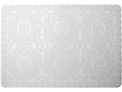Prostírání BISETTE bílá 30x44,5 cm Mybesthome