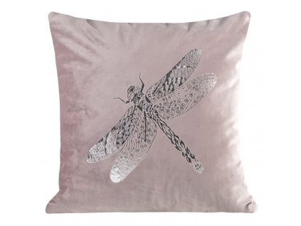 Polštář DRAGONFLY růžová 45x45 cm Mybesthome