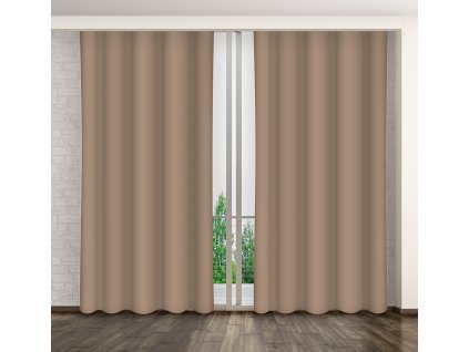 Dekorační závěs 24 světlá ořechová 160x250 cm MyBestHome