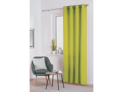 Dekorační závěs OXFORD 1x140x245 cm, limonka, MyBestHome