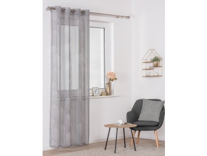 Dekorační luxusní záclona SALAL šedá 140x245 cm MyBestHome