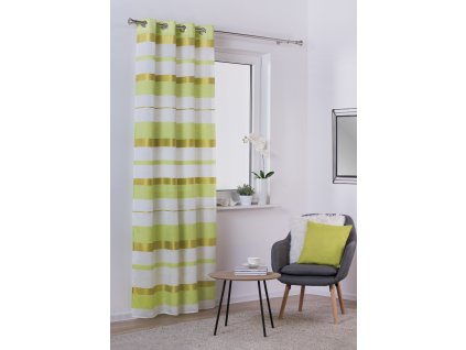 Dekorační jemný závěs BARCELONA lemon 140x245 cm MyBestHome