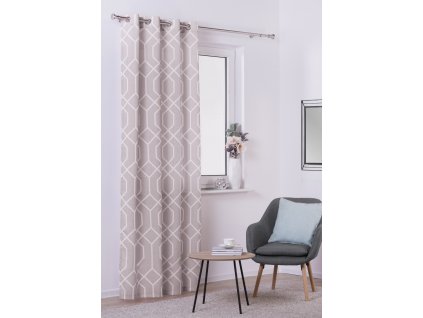 Dekorační závěs TISSU béžová 140x245 cm MyBestHome