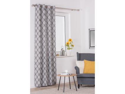Dekorační závěs GUSTO šedá 140x245 cm MyBestHome