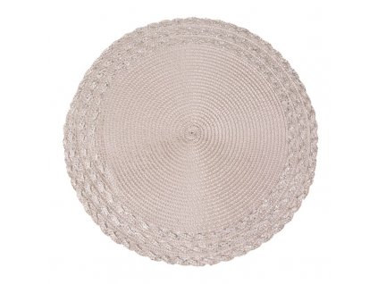 Prostírání kulaté MANDO pudrová Ø 38 cm Mybesthome