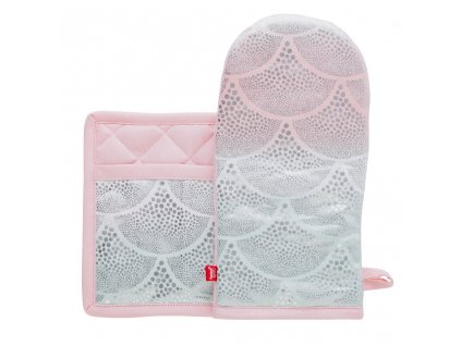 Kuchyňský set rukavice/chňapka SYRIEN 15x30 cm/20X20 cm HOME & YOU, 100% bavlna