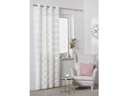 Dekorační luxusní záclona WINGS bílá 140x245 cm MyBestHome0