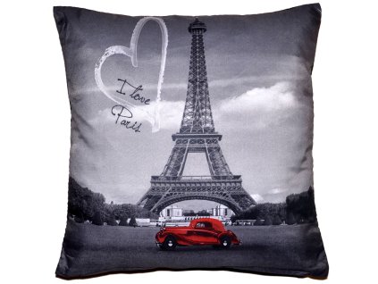 Polštář I LOVE PARIS MyBestHome 40x40cm