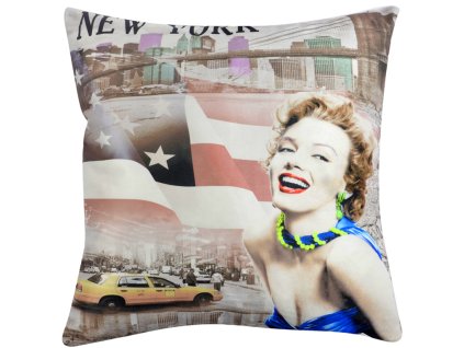 Polštář MARYLIN IN NY Essex 45x45cm