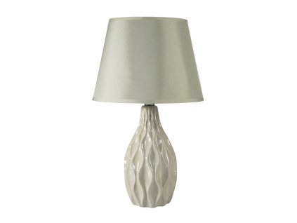 Stolní lampa DELLING 20x8x40 cm béžová/stříbrná Mybesthome