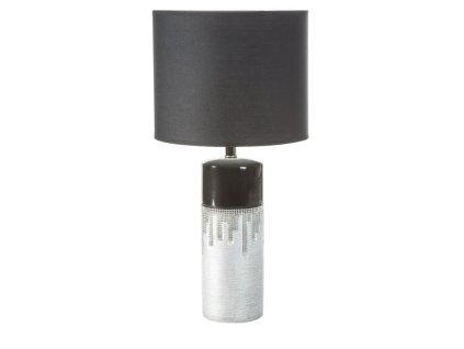 Stolní lampa GUSTAVO 9x9x34 cm černá/stříbrná Mybesthome
