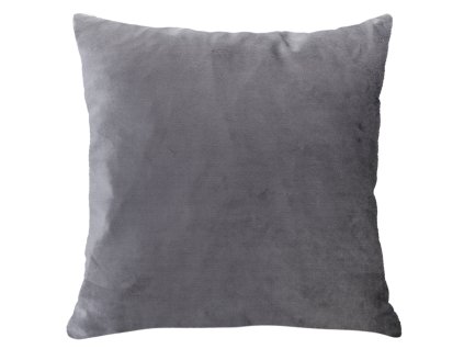 Polštář SILK VELVET tmavě šedá 40x40 cm Essex