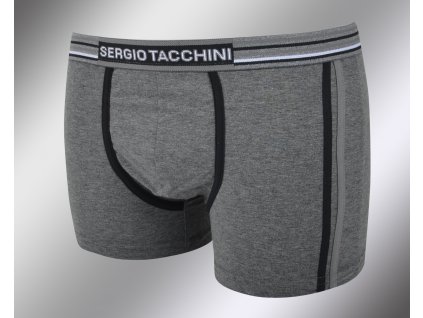 Pánské vzorované boxerky 18400 grigio Sergio Tacchini