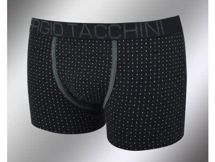 Pánské vzorované boxerky 18426 grigio Sergio Tacchini