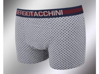 Pánské vzorované boxerky 18478 grigio Sergio Tacchini