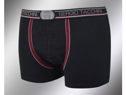 Pánské vzorované boxerky 18421 nero Sergio Tacchini
