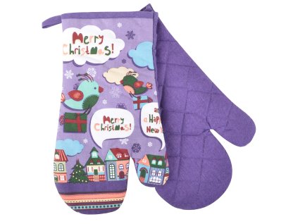 Kuchyňské rukavice chňapky CHRISTMAS, motiv A 18x30 cm Essex