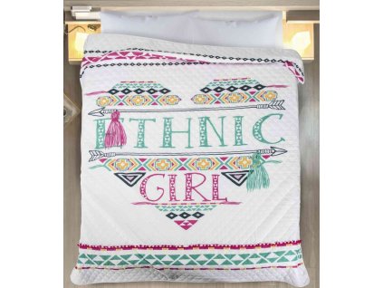 Přehoz na postel ETHNIC GIRL 200x220 cm Mybesthome
