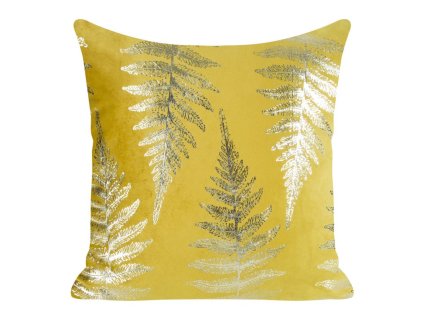 Polštář MIRANDA mustard-hořčicová 45x45 cm Mybesthome