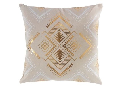 Polštář s výplní GOLD GEOMETRO 45x45 cm Mybesthome