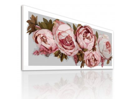 Obraz na plátně PEONY FLOWER A různé rozměry Ludesign