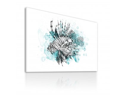 Obraz na plátně LION FISH různé rozměry Ludesign