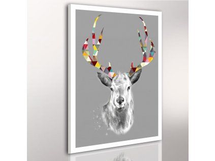 Obraz na plátně SCANDI DEER F různé rozměry Ludesign