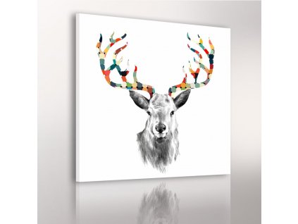 Obraz na plátně SCANDI DEER B různé rozměry Ludesign