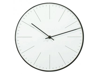 Nástěnné hodiny WALL bílá/černá Ø 30 cm Mybesthome