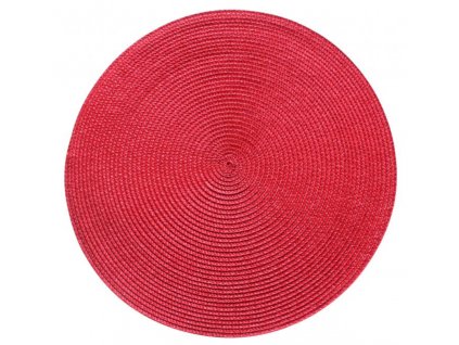 Prostírání kulaté SPLOT červená Ø 38 cm Mybesthome