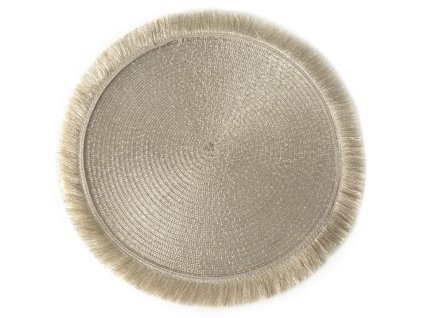 Prostírání kulaté EMMA zlatá Ø 38 cm Mybesthome