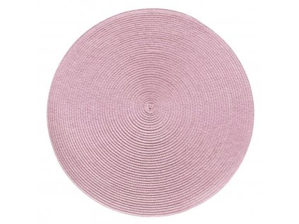 Prostírání kulaté SPLOT pudrová růžová Ø 38 cm Mybesthome
