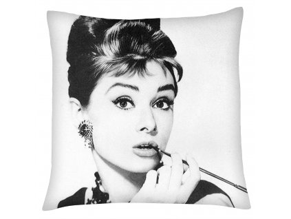 Polštář Audrey Hepburn 01 Mybesthome 40x40 cm