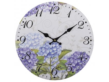 Nástěnné hodiny FLOWERS Ø 34 cm Mybesthome