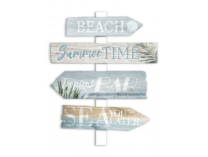 DECOR SIGN - BEACH 40x50 cm Styler