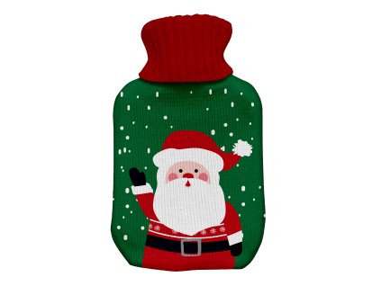 Ohřívací termofor polštářek MERRY CHRISTMAS SANTA 15x26 cm, 1000 ml Essex