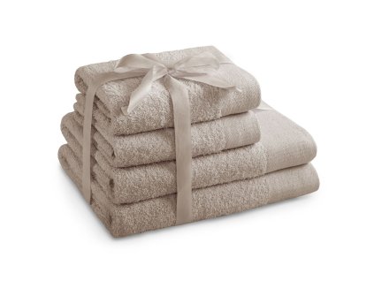 Set 100% bavlna AMARIS 4x ručník 50x100 cm a 2x osuška 70x140 cm, béžová, Mybesthome