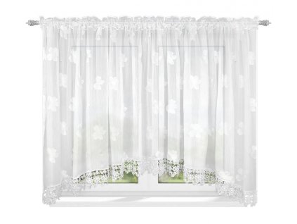 Dekorační krátká oblouková záclona RENEE bílá 400x160 cm MyBestHome