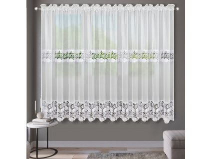 Dekorační krátká záclona MARCELLE bílá 400x180 cm MyBestHome