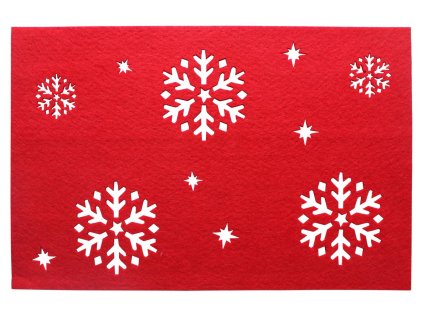 Prostírání NATALE V. červená 30x40 cm Mybesthome