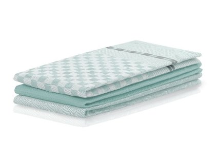 SET 3 kusů utěrka WANDA mátová, 100% bavlna 50x70 cm MyBestHome