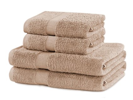 Set 100% bavlna CECIL 2x ručník 50x100 cm a 2x osuška 70x140 cm, béžová, 525 gr, Mybesthome