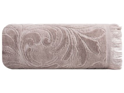 Bavlněná froté osuška se vzorem RIA 70x140 cm, růžová, 490 gr Mybesthome