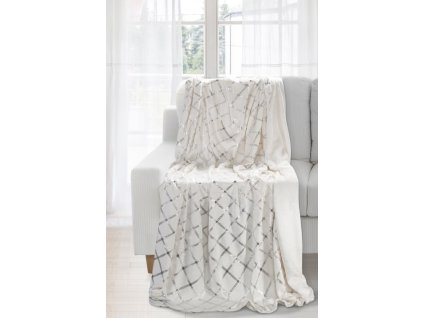 Deka z mikrovlákna EMA krémová 150x200 cm Mybesthome