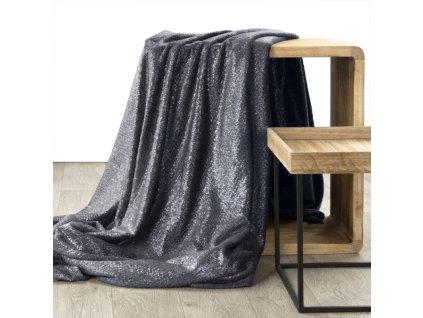 Deka - přehoz z mikrovlákna BEATA 170x210 cm šedá Mybesthome