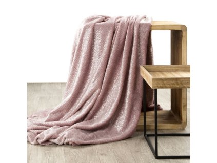 Deka - přehoz z mikrovlákna BEATA 170x210 cm růžová Mybesthome