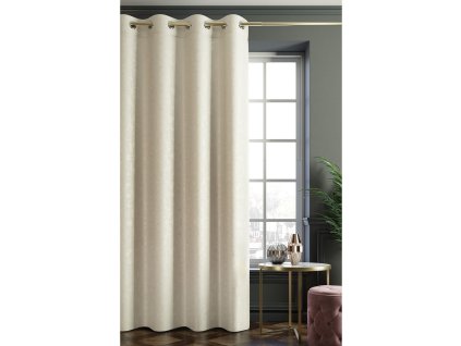 Dekorační vzorovaný závěs GINGER, krémová (1 kus)140x250 cm MyBestHome