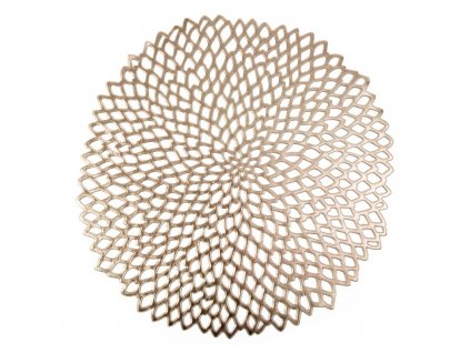 Prostírání MONICA zlatá Ø 38 cm Mybesthome