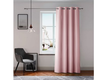 Dekorační závěs GRETA pudrová růžová (1 kus) 1x140x250 cm MyBestHome