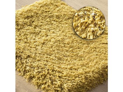 Kusový koberec - kobereček CECIL mustard/hořčicová 50x70 cm, 60x90 cm Mybesthome